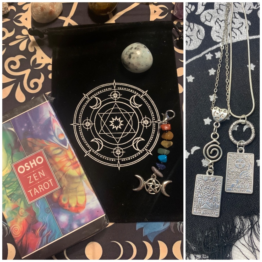 OSHO Zen Tarot Deck w 12-Item Bundle! ADD ANY TAROT CLOTH FOR $5! A $125 Value!